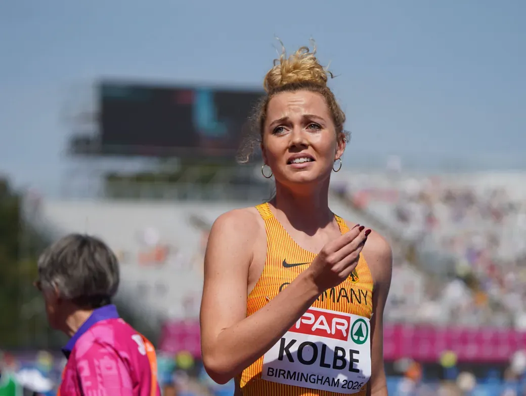 Smilla Kolbe bei der Leichtathletik-EM in Birmingham